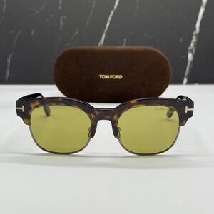 NEW TOM FORD HARRY-02 TF597 52N HAVANA UNISEX SUNGLASSES TOM FORD FT0597 52N
